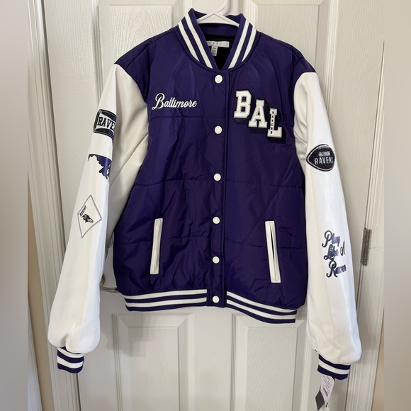 Wear By Erin Andrews Jackets & Blazers - NWT Baltimore Ravens Full-Snap Jacket